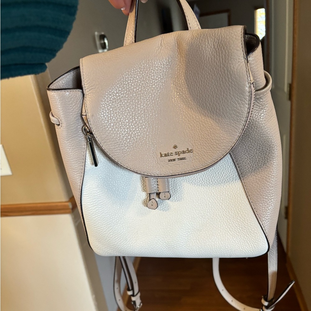 Kate spade real leather backpack